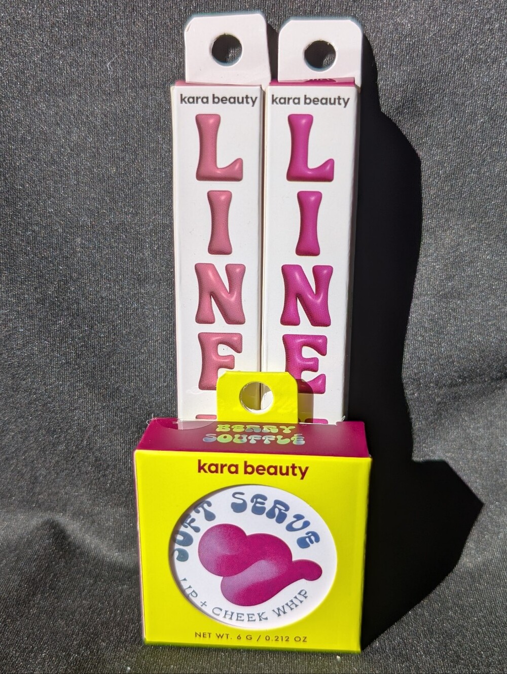 ❤️ Kara Beauty Trio - Claudia & Mila Lip Liner + Berry Souffle Lip & Cheek Whip